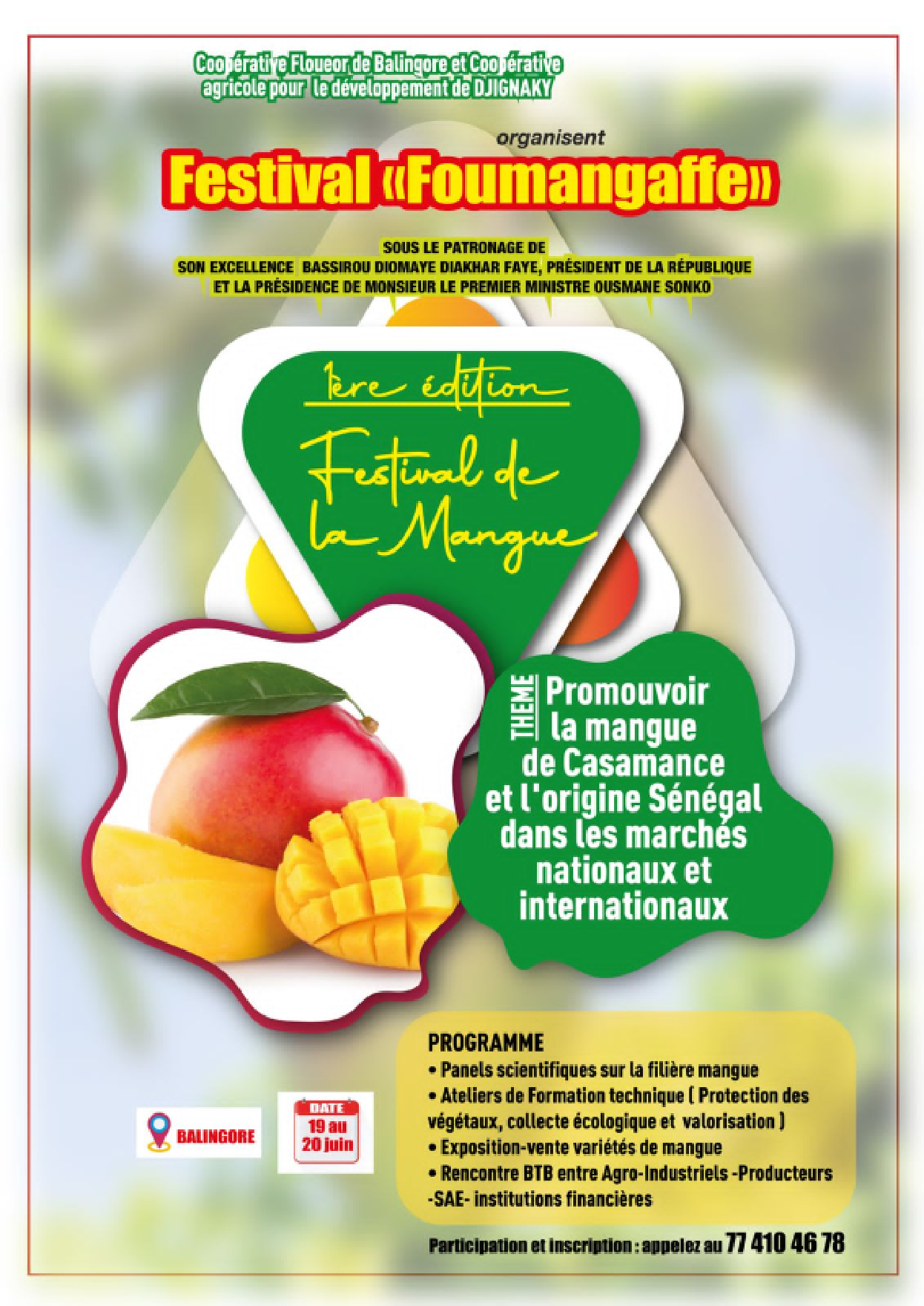 Affiche officielle du Festival Foumangaffe