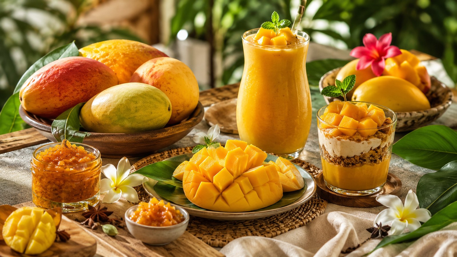 Produits transformés à base de mangue